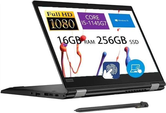 Lenovo L13 Yoga Gen 2 Core i7 11th Gen 16GB RAM 512GB SSD x360 Touch + Pen